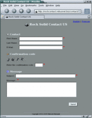 Rock Solid Contact US System screenshot